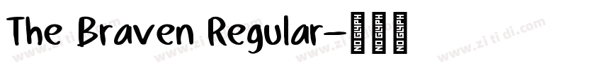 The Braven Regular字体转换